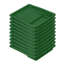 Bates- rivestimento vassoio per vassoio da 9 pollici da 9 pollici vernice verde vassoio vassoio di piante per vasche per rulli vassoio vassoio