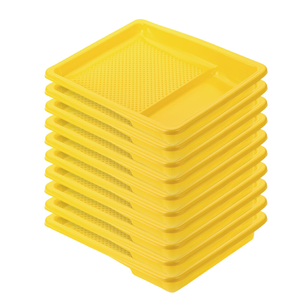 Bates- Paint Tray Liner  9 Inch  10 pcs  Yellow Paint Pans Trays-image-OPC-PHRFWNP-NEW