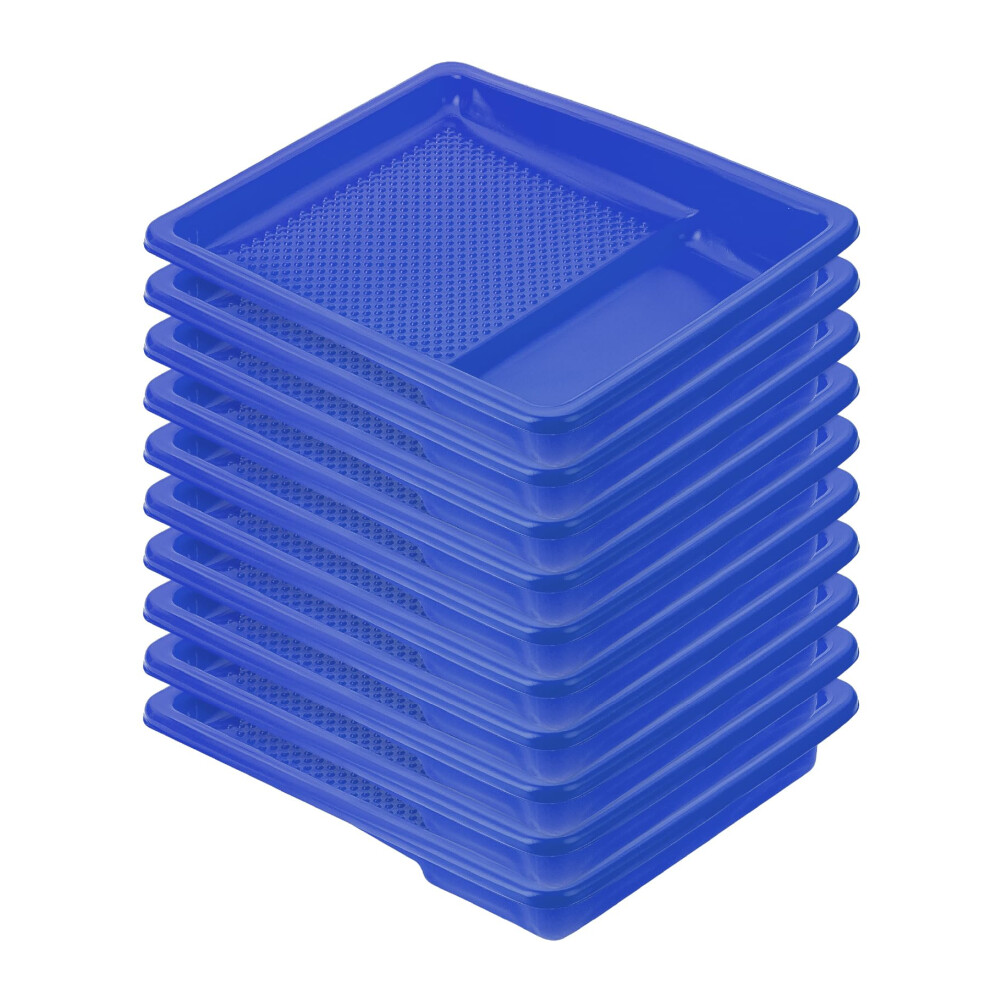 Bates- Paint Tray Liner 9 Inch 10 Pcs Dark Blue Paint Pans Trays Plastic Paint Tray Roller Tray Liners 840471502296