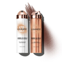 Kit di base per aerografo di seta luminess e kit di primer - Fondazione completa formula anti -invecchiamento idratato e idrata con acido ialuronico