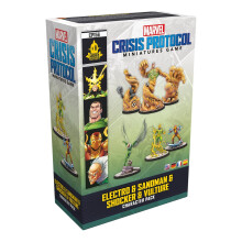 Marvel: Krisenprotokoll Electro & Sandman & Shocker & Vulture Charakter Pack - Sinister Bsewichte entfesselt! Tabletop Superheldenspiel im Alter
