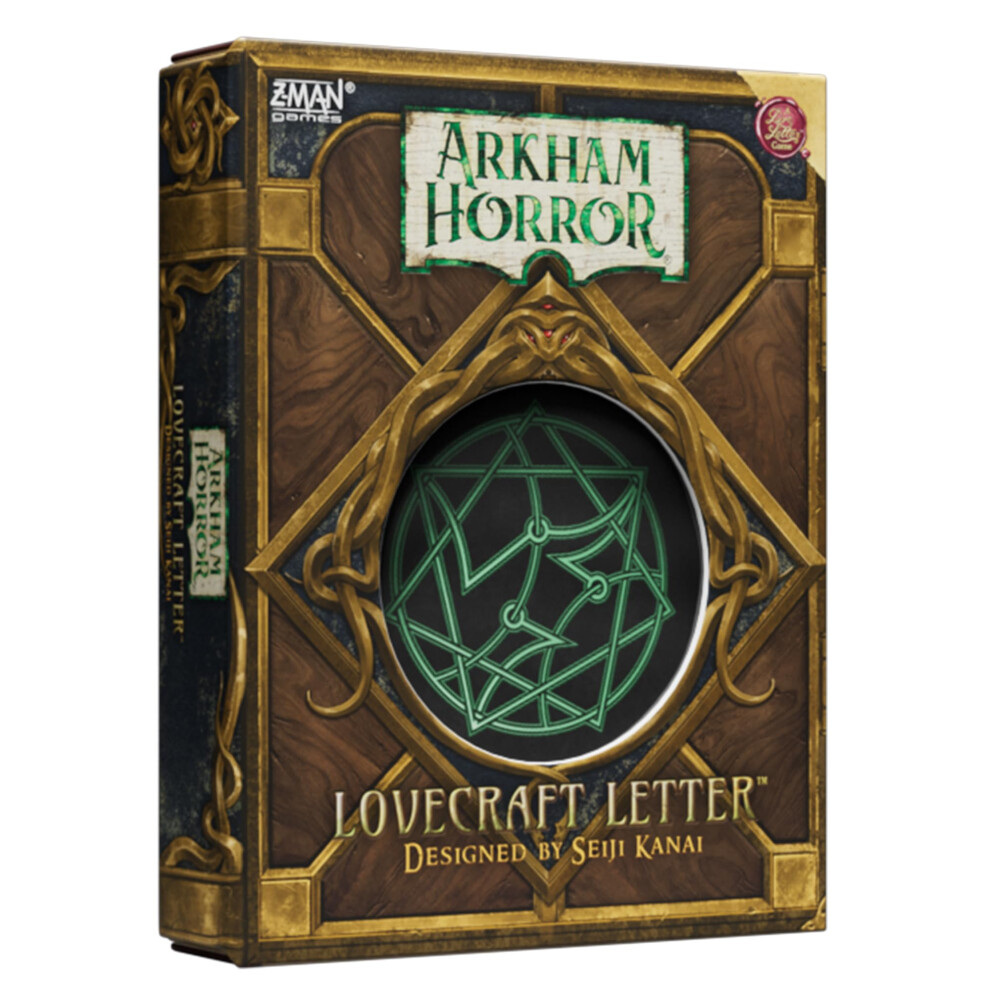 Photos - Board Game Z-MAN Games Arkham Horror: Lovecraft Letter Card Game - Strategy Game Based on Award-Winning Love Letter Suspenseful Deducti 