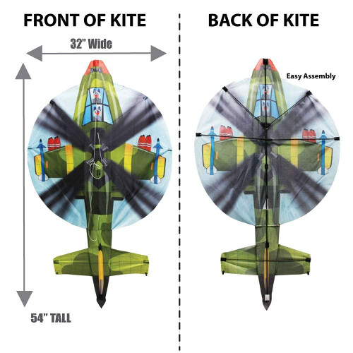 Windnsun Flightzone Polyester RipStop AttackCopter Helicopter Kite 54 """" Tall 2