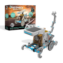 Discovery #Mindblown STEM 12-in-1 Solar Robot Creation 197-delige set met werkende, op zonne-energie aangedreven gemotoriseerde motor en tandwiel