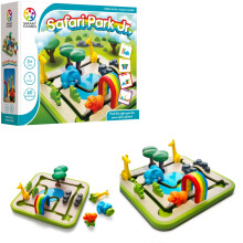 SmartGames Safari Park Jr. Preschool Puzzle Game con 60 sfide per 3 anni in su