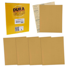 Dura-Gold Premium 9"" x 11"""" Goud Schuurpapier Vellen 800 Korrel (Doos van 10) - Houten Meubilair Houtbewerking Autolak Volledig formaat Gesneden