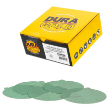 Dura -Gold Premium 5 """" Film Verde PSA DISCES DE SLING - 3000 GRIT (CUTIE DE 50) - FILM NAPOI DISCURI DE SILDICAPER SELF STATICEBACK PENTRU DA S