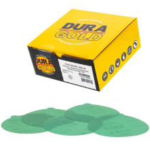 Dura -Gold Premium 5 """" Film Verde PSA DISCES DE SLING - 1000 GRIT (CUTIE DE 50) - FILM NAPOI DISCURI DE SILLAPER STOPYBACK PENTRU DA SANDING FI