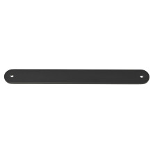Sliderite 9-1/2 ""zaokraglony tylek 7-9/16"" ""192 mm srodkowy Matte Black-9343-192-MB-10