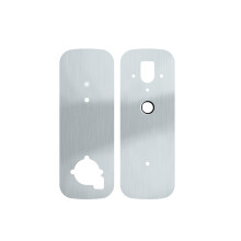 Lockly Smart Door Lock Cover Plate Accessory för Lockly Smart Locks Rust -Proof Stainless Steel For Hole Filler Plate - Satin Nickel (PGA006SN)