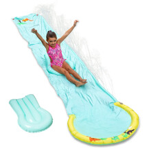 Huftiger Super -Riesen -Wasserschlupf und Rutsche 192 """" x 29 """" mit eingebautem Krperbrett und Schlauchbefestigung