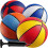 Bedwina Mini bolas de basquete com bomba 7 polegadas tamanho 3 pacote de 4 - basquete de borracha conjunto de basquete interno de cores sortidas 1