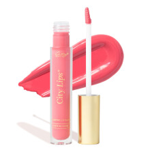 City Beauty City Lips Plumping Lip Gloss Watermelon  Hochglnzender Glanz fr vollere, jnger aussehende Lippen | Feuchtigkeitsspendende und gltten
