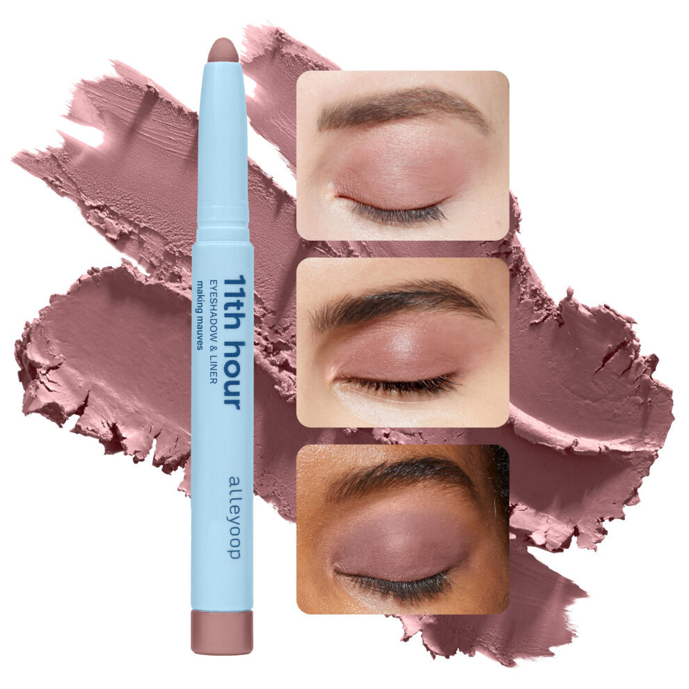 ALLEYOOP 11th Hour Waterproof Cream Eyeshadow Stick - Long-Lasting Eye Shadow Pencil & Eyeliner Cream to Powder Stick & Highlighter - Smudge-Pro