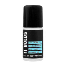 IT Holds Roll On Body Adhesive Sweat Resistant for Oily and Dry Skin Clear & Non-Toxic- 2.0 Ounce Made in USA
