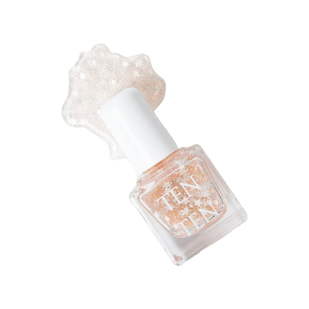 Tenoverten Silver/Pink - Natural Nail Color - Coney Island | Clean Natural Non-Toxic Nail Care (0.45 Fl Oz | 13.3 Ml)
