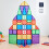 CONNETIX Magnetic Tiles Rainbow Creative Pack 102 Pieces 4