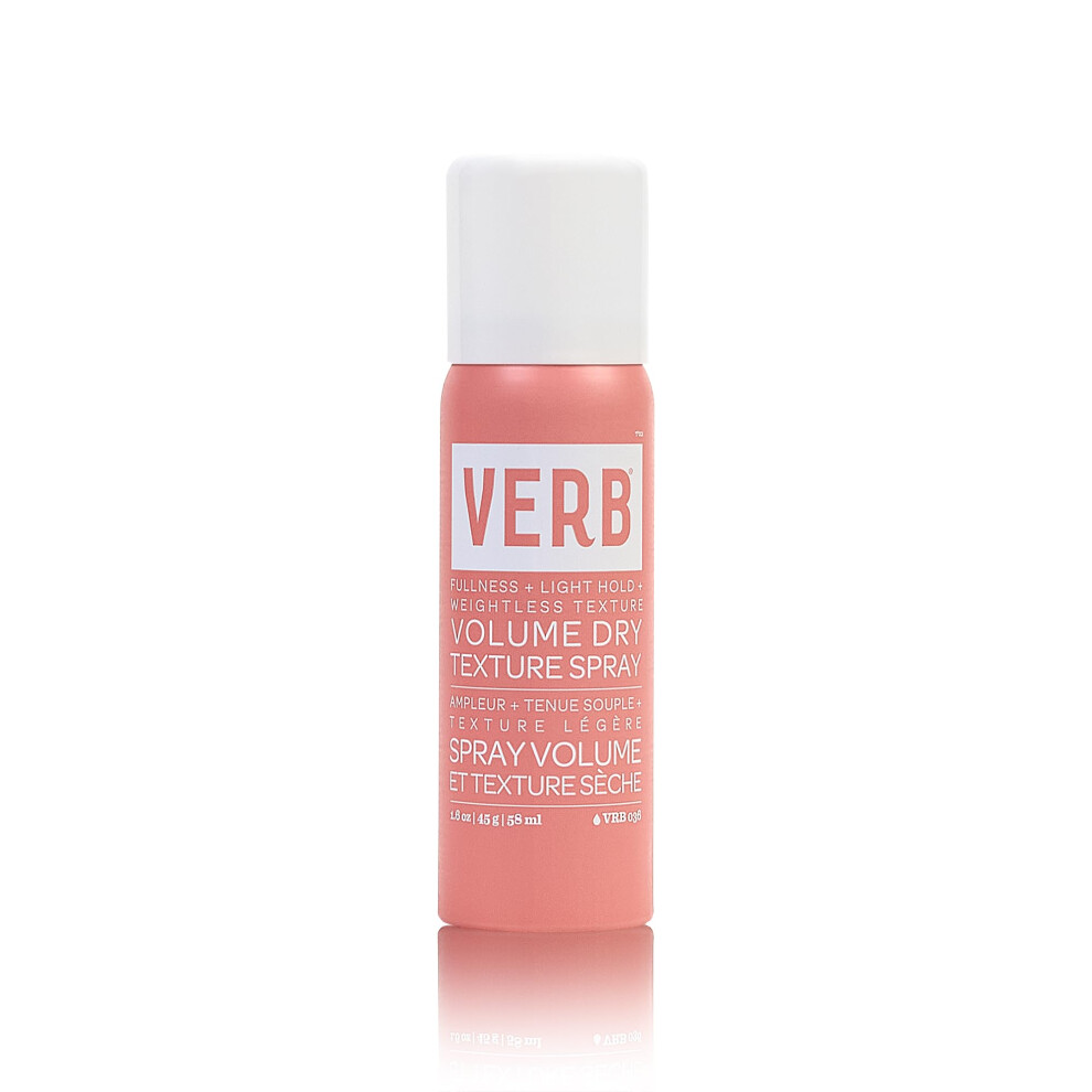 Verb Volume Dry Texture Spray 1.6 Oz- Boosts Volume Adds Fullness & Weightless Grit - Sulfate Paraben And Gluten Free