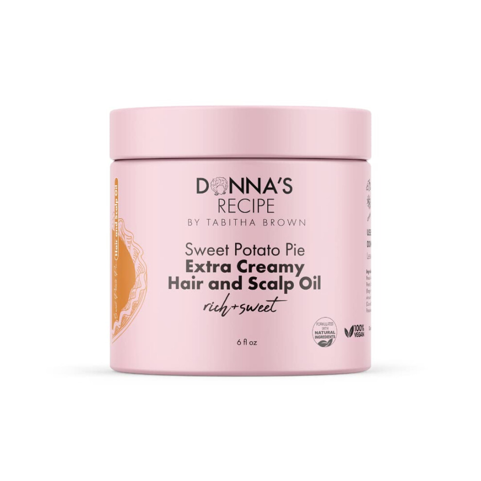 Photos - Hair Product Donna's Recipe by Tabitha Brown Hair & Scalp Oil  Sweet Potato Pie Extra Creamy DR-SPHSOIL-00(LOC System)
