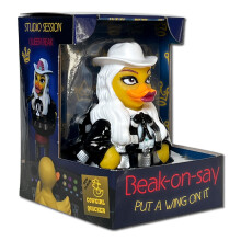 CelebriDucks - Beak-On-Say - Put A Wing On It - Floating Rubber Ducks - Collectible Bath Toy Gift for Kids & Adults of All Ages