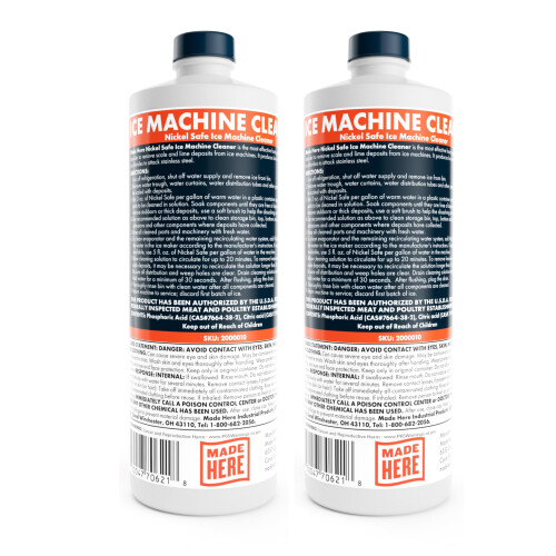 Made Here Co. Nickel Safe Ice Machine Cleaner e Descaler16 Oz 2 Pack 1