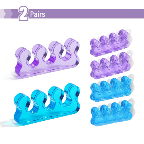Dr. Sdicateurs JK- orteils pour la pdicure 2 paires 1