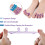 Dr. Sdicateurs JK- orteils pour la pdicure 2 paires 4
