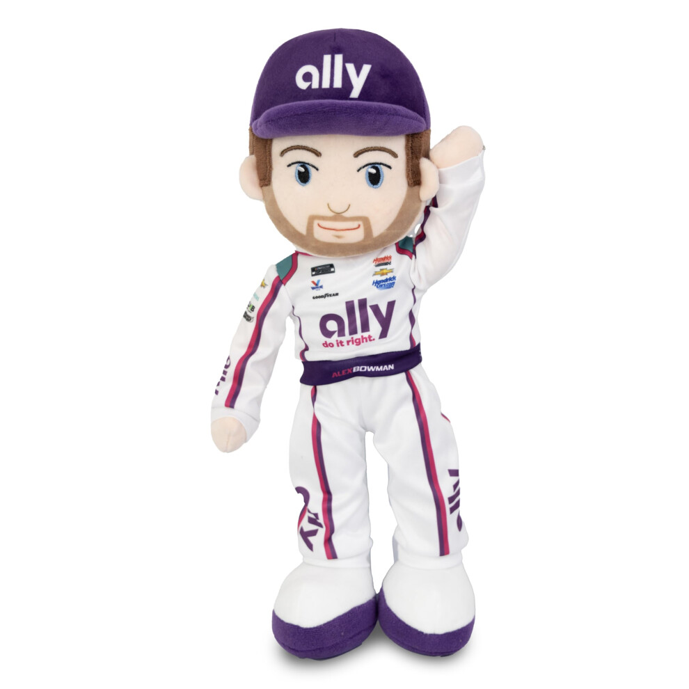 Photos - Doll Playtime by Eimmie NASCAR-Themed Soft Baby 14-Inch Plush Racing Rag for Kids Hendrick Motorsports Alex Bowman Plus