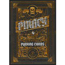 theory11 Piracy Premium Luxury Playing Cards Poker Size Standard Index Foil Playing Cards