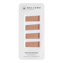 Heliums Mini Haarnadeln - Ginger - 40 Pack, 1,5 Zoll Kleine Haarnadeln für dünnes Haar