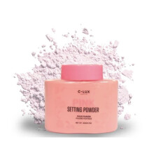 Rosa inställningspulver - Ljusning och suddig löst pulver för en felfri matt finish - Oljekontroll Ingen flashback Lätt - 20g / 0,7 oz