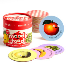 Chunky Deli BlueMilk Moody Food by Chunky Deli | A New Twist on 6 Classic Card Games for Family Game Night Parties with Toddlers Kids and Adult