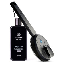 Black Wolf Sonic Scrubber Pro & feuchtigkeitsspendendes Duschgel-Set Dusch- und Badezimmer-Essentials-Geschenkset fr Herren fr trockene, dehydrie