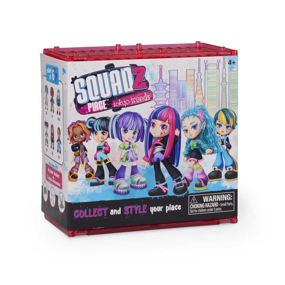 Photos - Doll Far Out Toys Squadz Place - Tokyo Trends Surprise  with Unique Vibes Fashion Sense and Personality - Collectible Tiny H