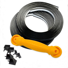 Kit di rivestimento di modanatura flessibile autoadesivo Instatrim - Installazione rapida facile con risultati professionali - 20 piedi di attrezzo e