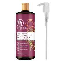 DR. JACOBS NATURALS Castile Rozen Lichaamswas voor Droge en Gevoelige Huid