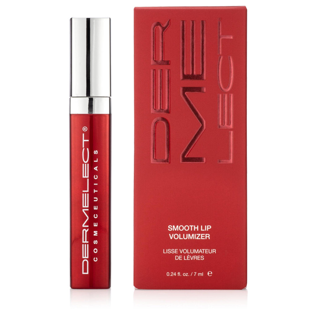 Dermelect Cosmeceuti Dermelect Smooth Lip Volumizer For Lips - Anti Aging Plumper With Argan Oil Shea Butter Coconut Oil Hyaluronic Acid Vitamin C Silkflo Hydratin