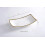 Pampa Bay Golden Salerno Rectangular Deep Server Porcelain 15"""" x 8.5"""" x 3"""" 2