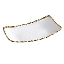 Pampa Bay Golden Salerno Server Deep Server Deep Por?elan 15 """" X 8.5 """" X 3 """"