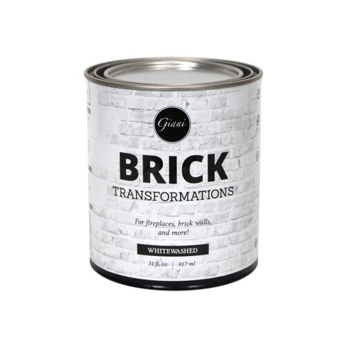 Giani Brick Transformations Λευκή Χρωματιστική Πάστα για Τοίχους και Τζάκια 31 fl. oz.
