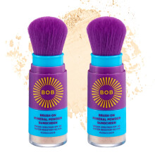 BOB KIDS SPF 30 Brush On Mineral Powder Sunscreen  Broad Spectrum Protection  Water Resistant 80 Mins  Fragrance Free  Easy to Apply for Kids & B