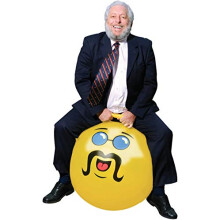 Bola funil de tamanho adulto WALIKI | Como UM CHEFE | Hippie Hop | Bola de salto | Bola saltando | Amarelo