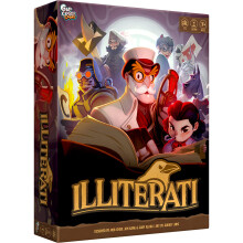 Gap Closer Games | Illiteriati | Cooperative Board Game | Word Family Game | 1 till 5 spelare | Ålder 7 | 30 minuter