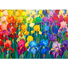 Lucky Puzzles  Regenbogen der Iris  1000-teiliges Puzzle fr Erwachsene | Einzigartiges und herausforderndes Puzzle | Perfekt fr Entspannungs- und