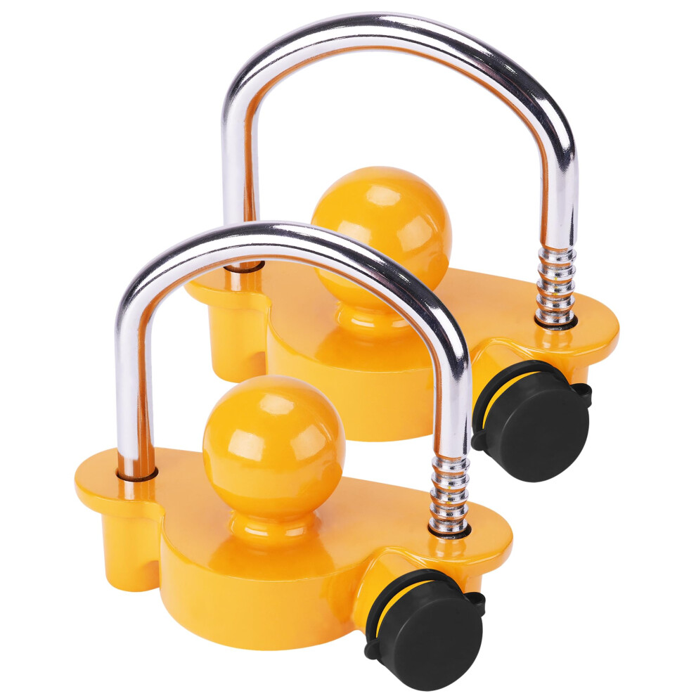 Turnart Trailer Hitch Lock Keyed Alike Trailer Lock Set 2 Pack Hitch Lock Trailer Coupler Lock Trailer Tongue Lock Adjustable Heavy-Duty St 860007075209