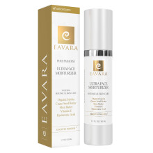 Organic Face Moisturizer Cream with Collagen Peptides and Hyaluronic Acid Anti Aging Moisturizing Face Lotion For Women And Men Award Winning Par