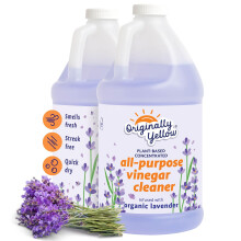 Originally Yellow Distilled White Vinegar for Cleaning | All-Purpose Cleaning Vinegar Concentrate (64 oz Lavender)
