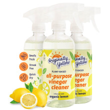 Originally Yellow Distilled White Vinegar for Cleaning | All-Purpose Cleaning Vinegar Concentrate (16 oz Lemon)