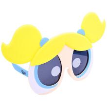 Sun-Staches Power Puff Girls Official Bubbles Costume Sunglasses | UV400 | One Size Fits Most