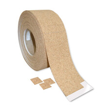 Frank Lowe Kurk met Verwijderbare Hechting Separator & Verzend Pads voor Glas, Spiegels & Ramen (1/16 x 3/4 x 3/4)